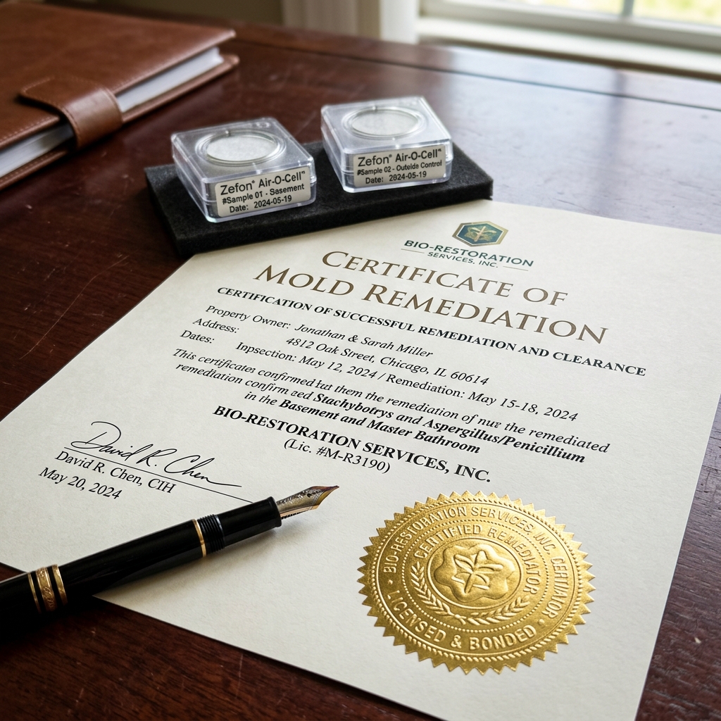 3 Legal Requirements for a Certificate of Mold Remediation (CMDR) to Clear Property Titles