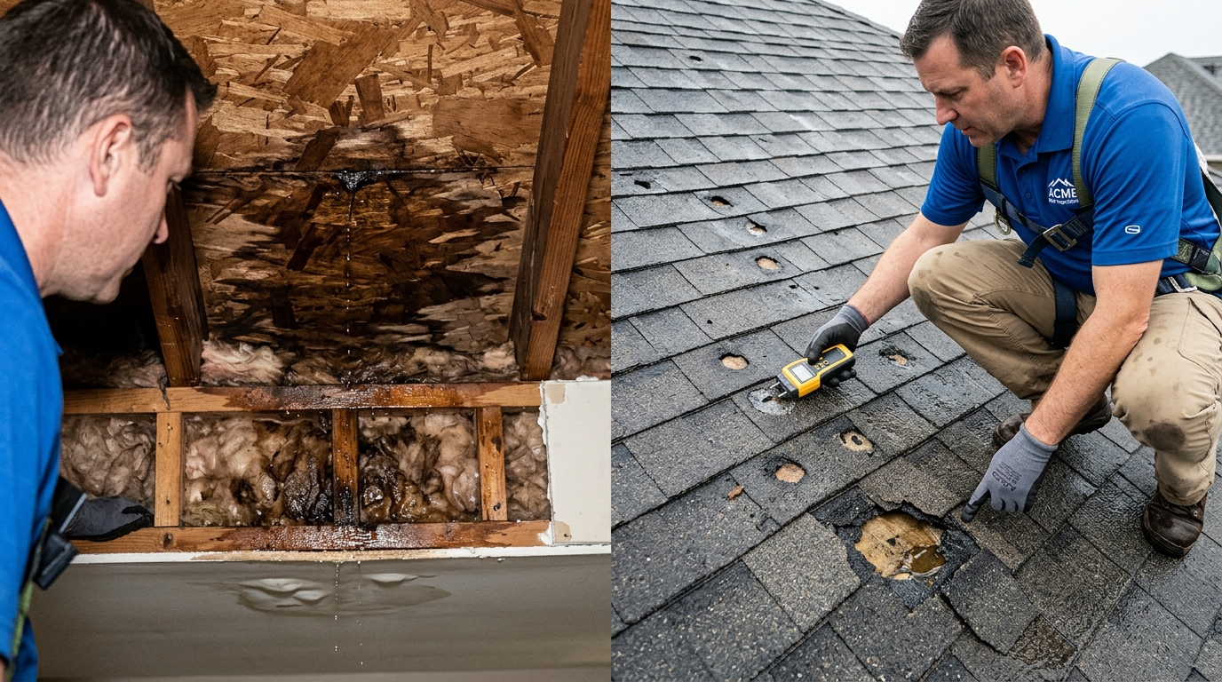 3 Detection Methods for Tornado & Hail Roof Penetrations: Uncovering Wall Cavity Mold