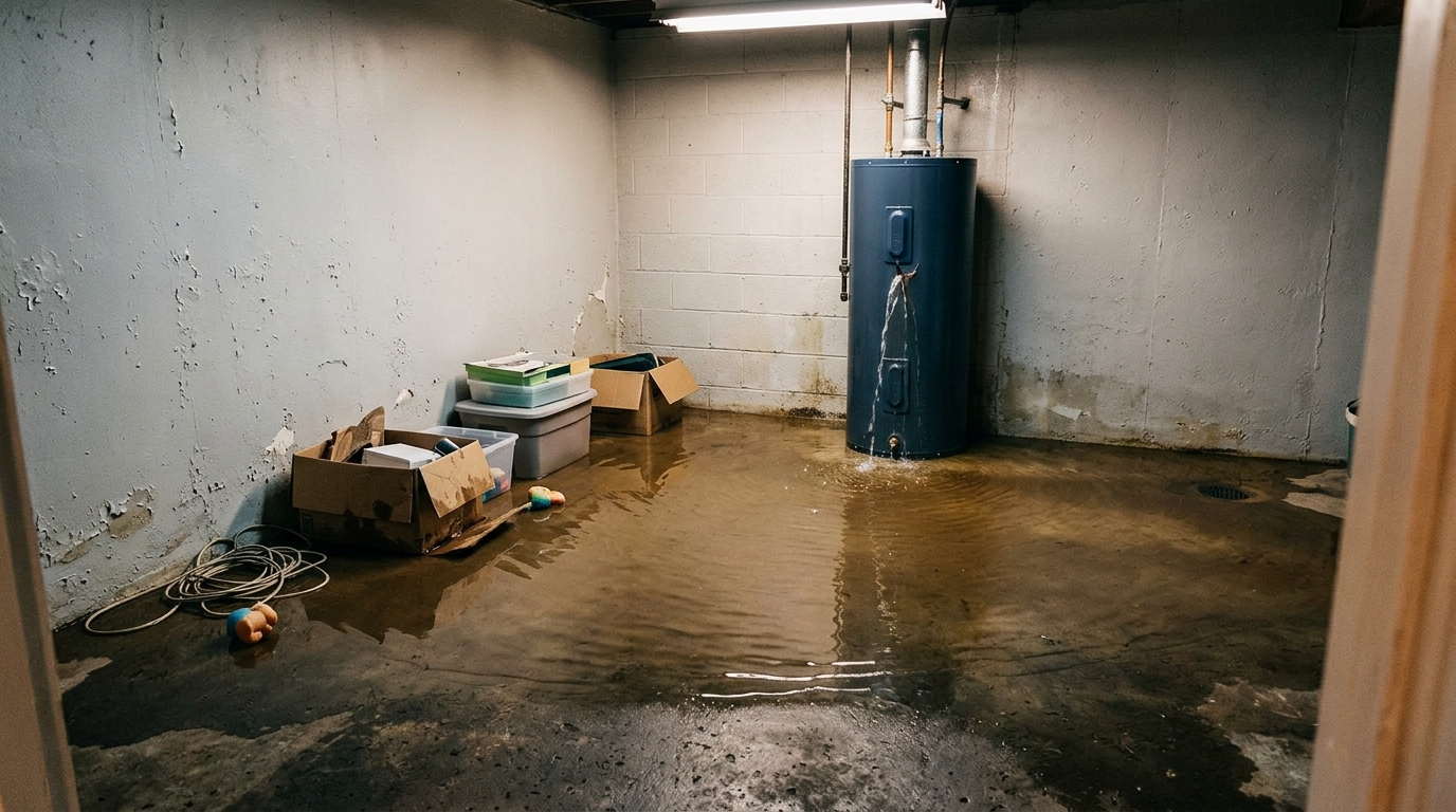 5 Emergency Actions for Attic Water Heater Tank Ruptures & Ceiling Drywall Collapse