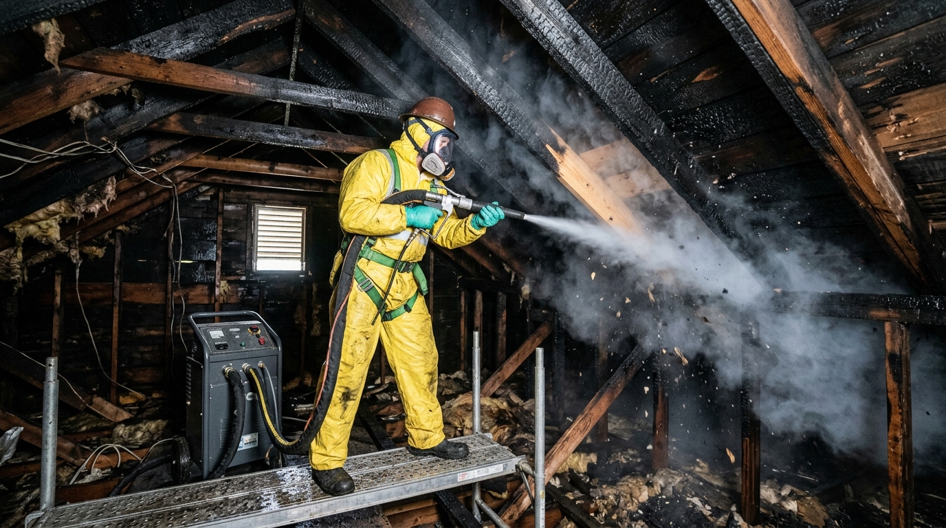 3 Attic Drying Protocols Following Firefighter Water Suppression Damage